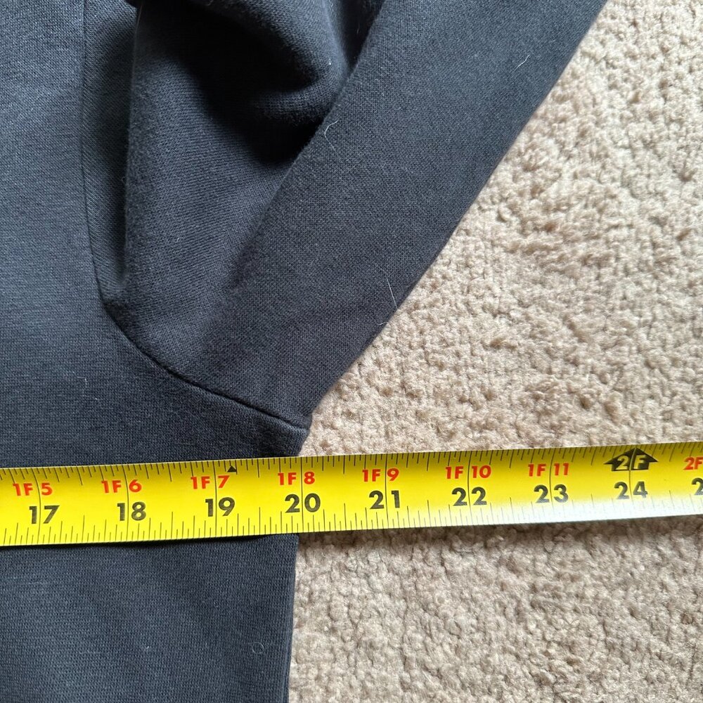 Adidas Sweatshirt Girls Large Pullover Hoodie Black Long Sleeve Pockets - Picture 7 of 11